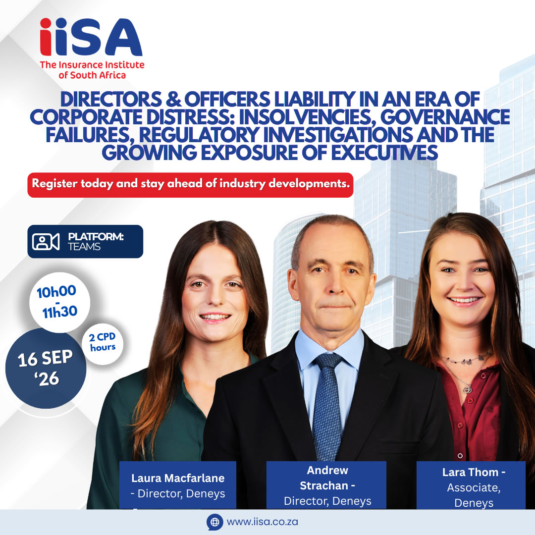 Directors & Officers Liability in an Era of Corporate Distress: Insolvencies, governance failures, regulatory investigations and the growing exposure of executives.