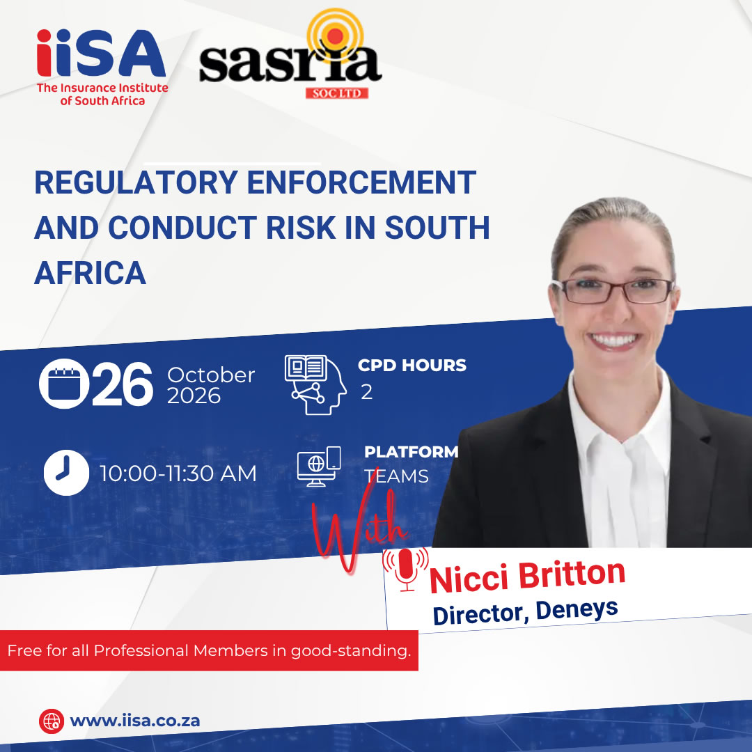 Regulatory Enforcement and Conduct Risk in South Africa